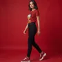 "Donald Duck - Need More Sleep" Red Graphic T-Shirt for Women