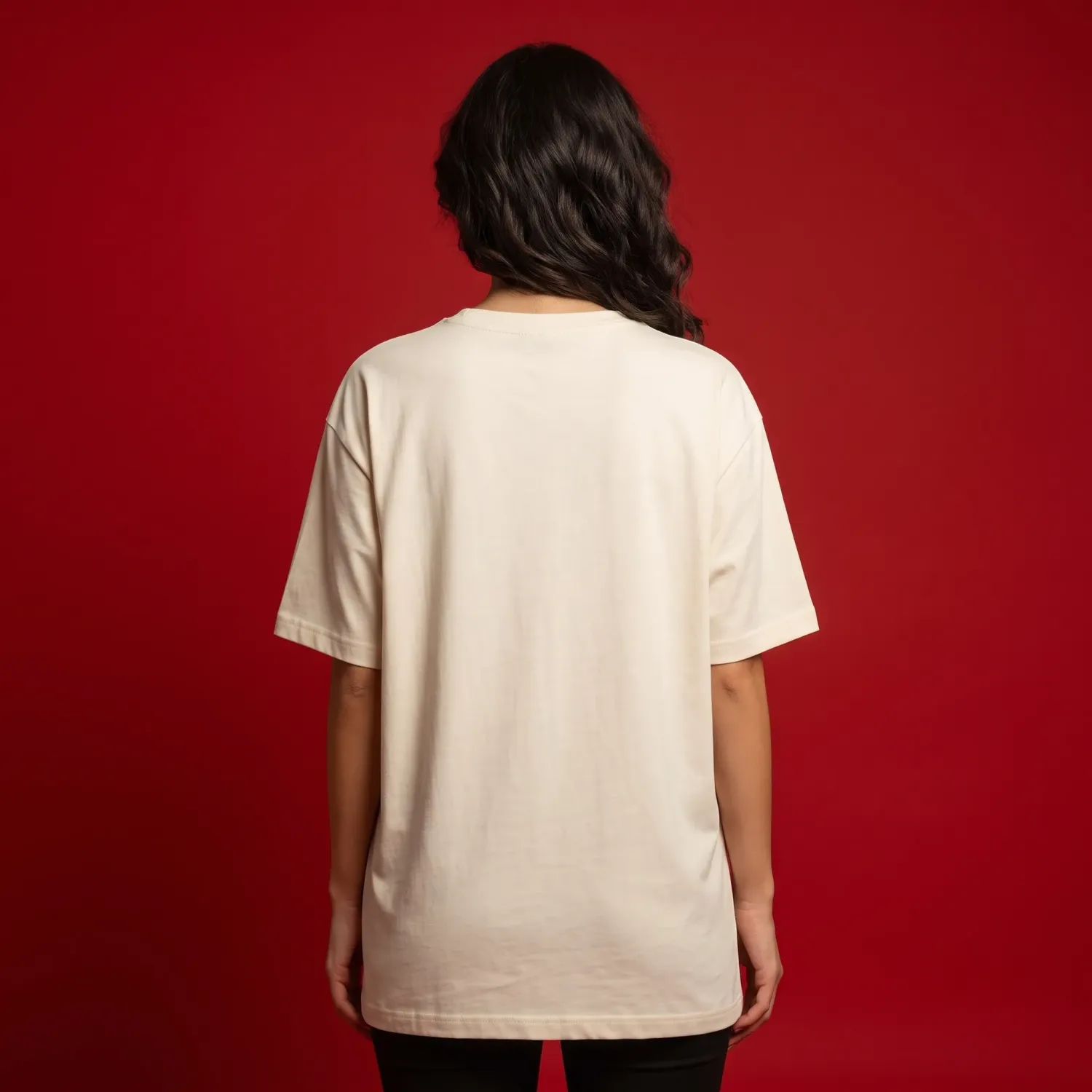 Classic Donald Duck Oversized Graphic Tee | Premium Off-White Streetwear T-Shirt with Front & Back Print