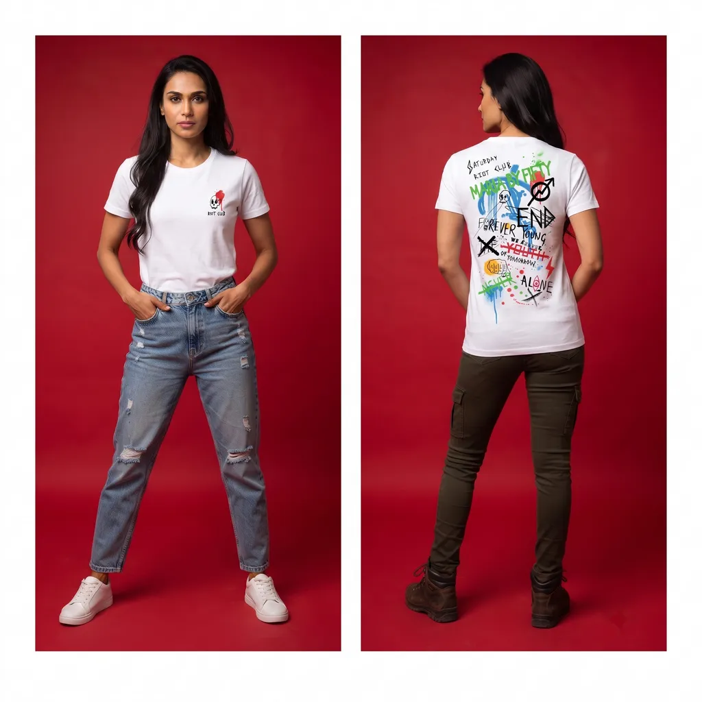 Riot Club 'Youth Manifesto' Streetwear Graphic T-Shirt