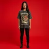 Urban Roar Legend Of The Streets Vintage Acid Wash T-Shirt