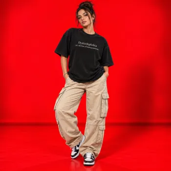 Dystychiphobia Definition Aesthetic Oversized T-Shirt