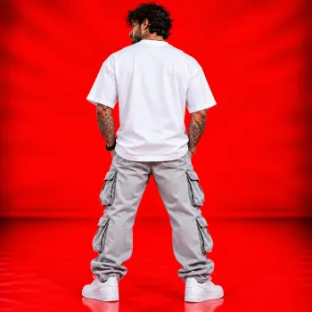 Roaring Tiger Oversized White T-Shirt | Bold Graphic Streetwear Tee
