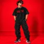 Vengeance Oversized Acid Wash Black T-Shirt