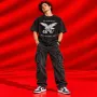 You Can Sneak But You Can't Hide Oversized Acid-Wash T-Shirt | Eagle Graphic Streetwear
