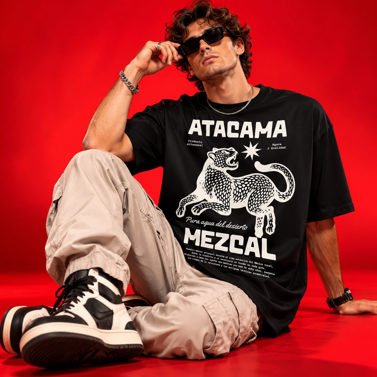 Atacama Mezcal Graphic Oversized T-Shirt
