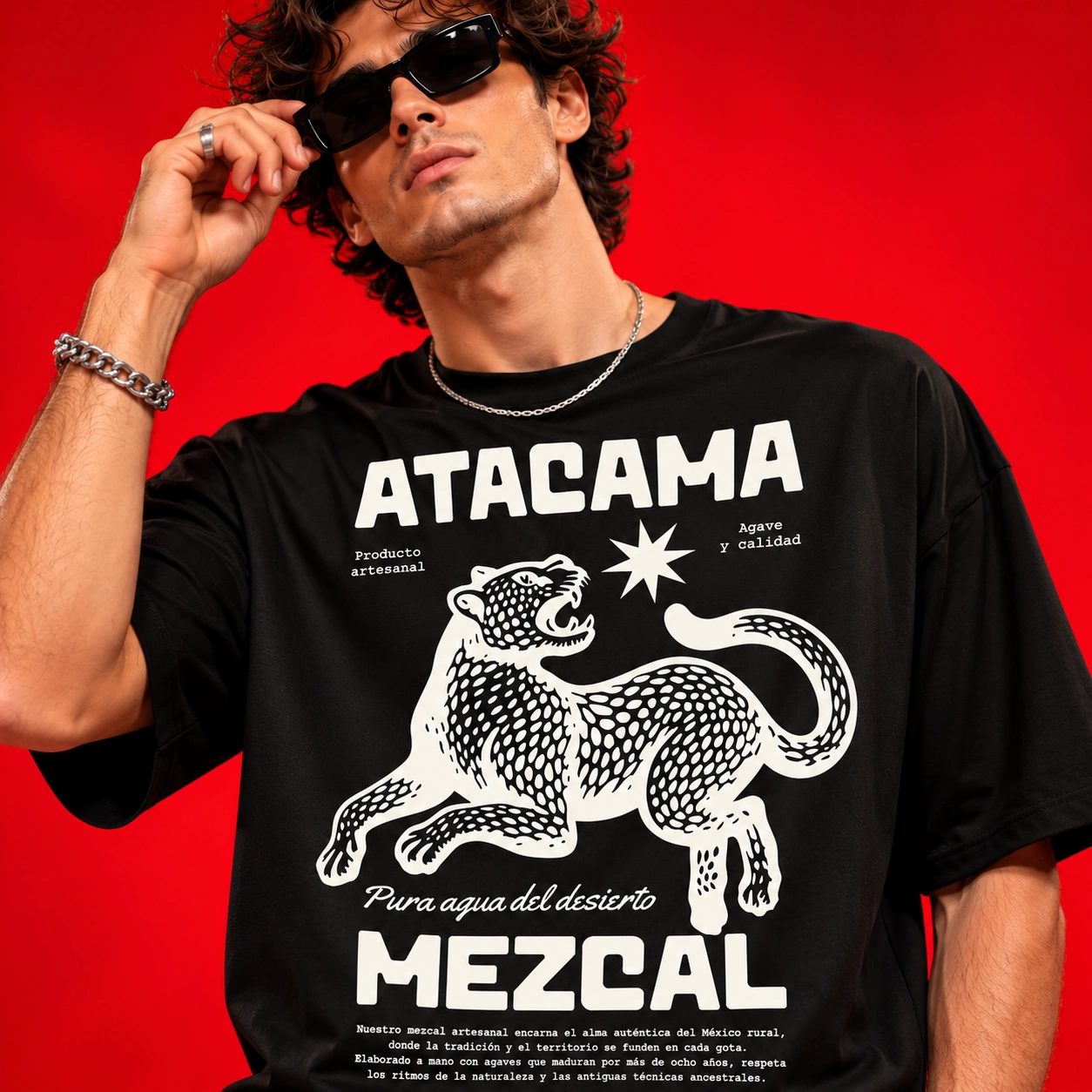 Atacama Mezcal Graphic Oversized T-Shirt