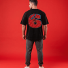 Spiderman 6 Over Sized Tshirt Deep Black