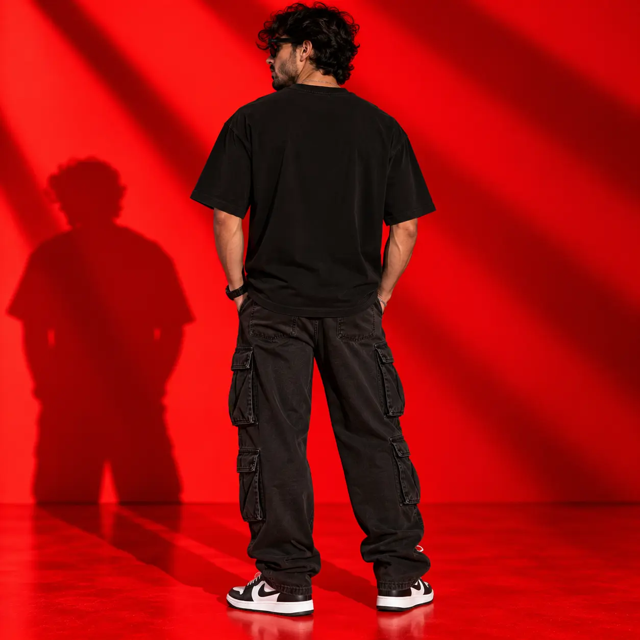 Rated S for Sarcasm Oversized Black T-Shirt | Bold Graphic Streetwear Tee