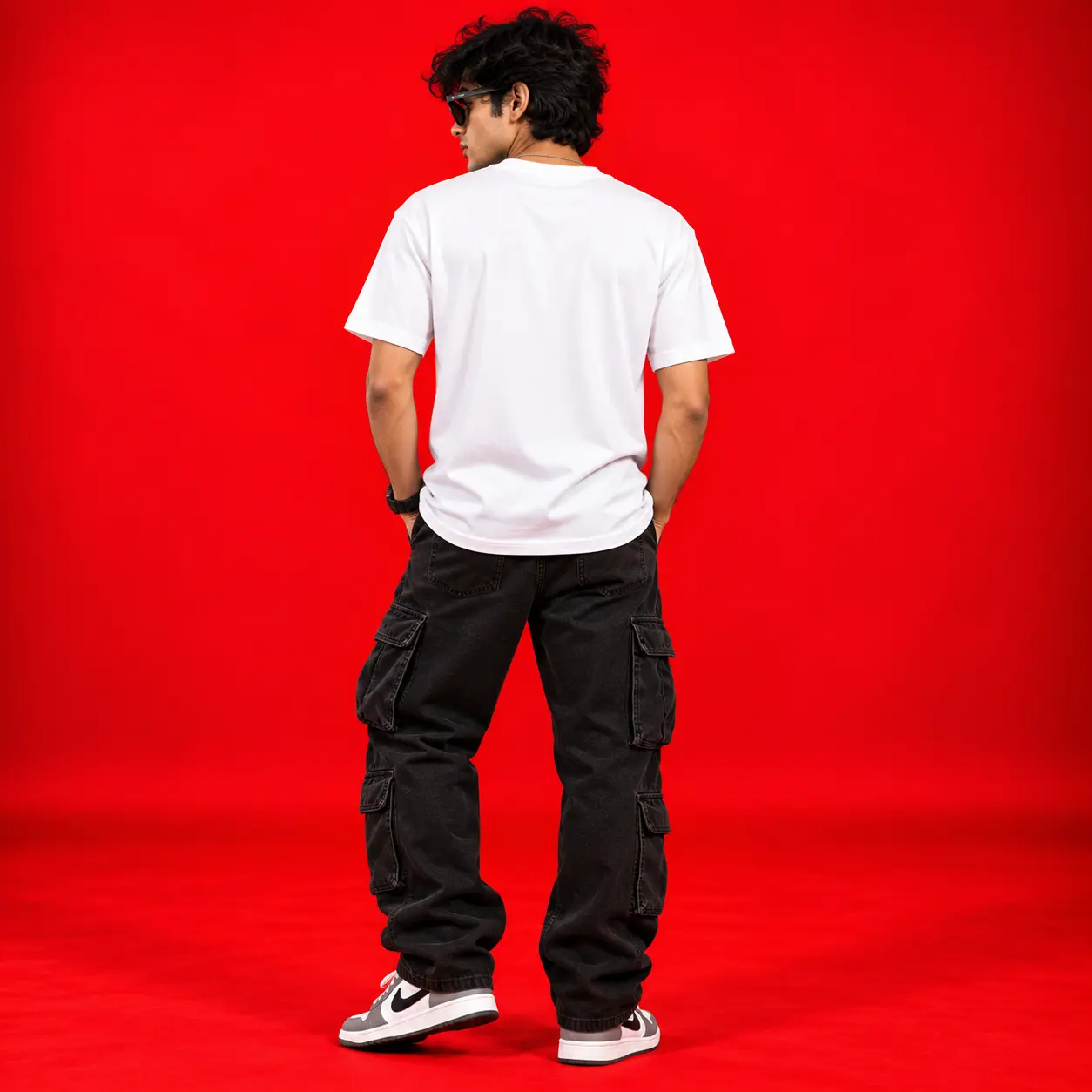 100% Sweat Developer Oversized White Graphic T-Shirt