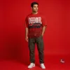 Go Further Defender 130 Massive Graphic Red Oversized T-Shirt