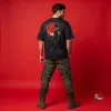 Vengeance Dual-Sided Batman Oversized T-Shirt - Black Mesh