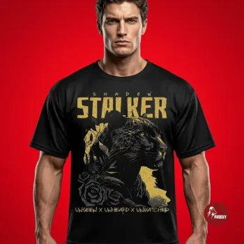 Shadow Stalker Premium Mesh T-Shirt – Dominate the Darkness
