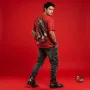 Bushido Beast Unleashed: Samurai White Tiger Graphic Tee – Bright Red
