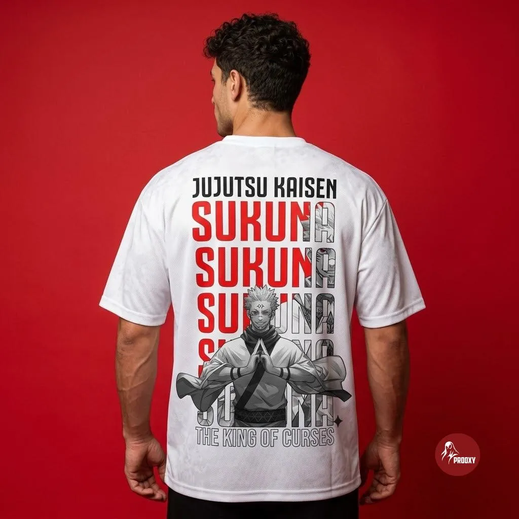 Jujutsu Kaisen Sukuna King of Curses Graphic T-Shirt