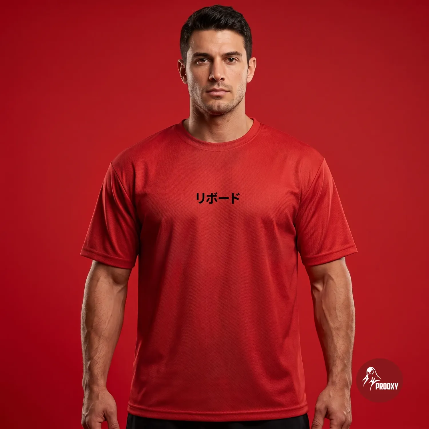 Limitless Tiger Red Graphic Printed Men's T-Shirt Red