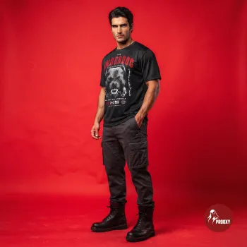 The Underdog Foundation Black Graphic Printed Men's T-Shirt