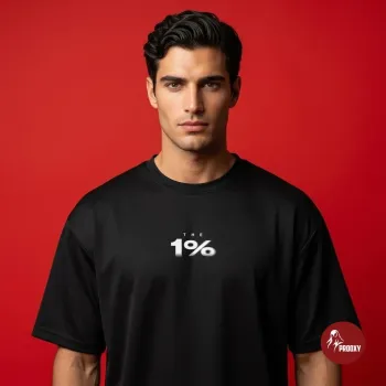 The 1percent Elite Black Athletic Performance T-Shirt