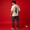 Shiva "Yada Yada Hi Dharmasya" Oversized  -Shirt - Cream Stone
