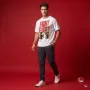 Fight or Flight Graphic Printed Oversized White T-Shirt