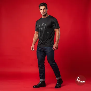 Bad Boys Club Doberman Graphic Black T-Shirt
