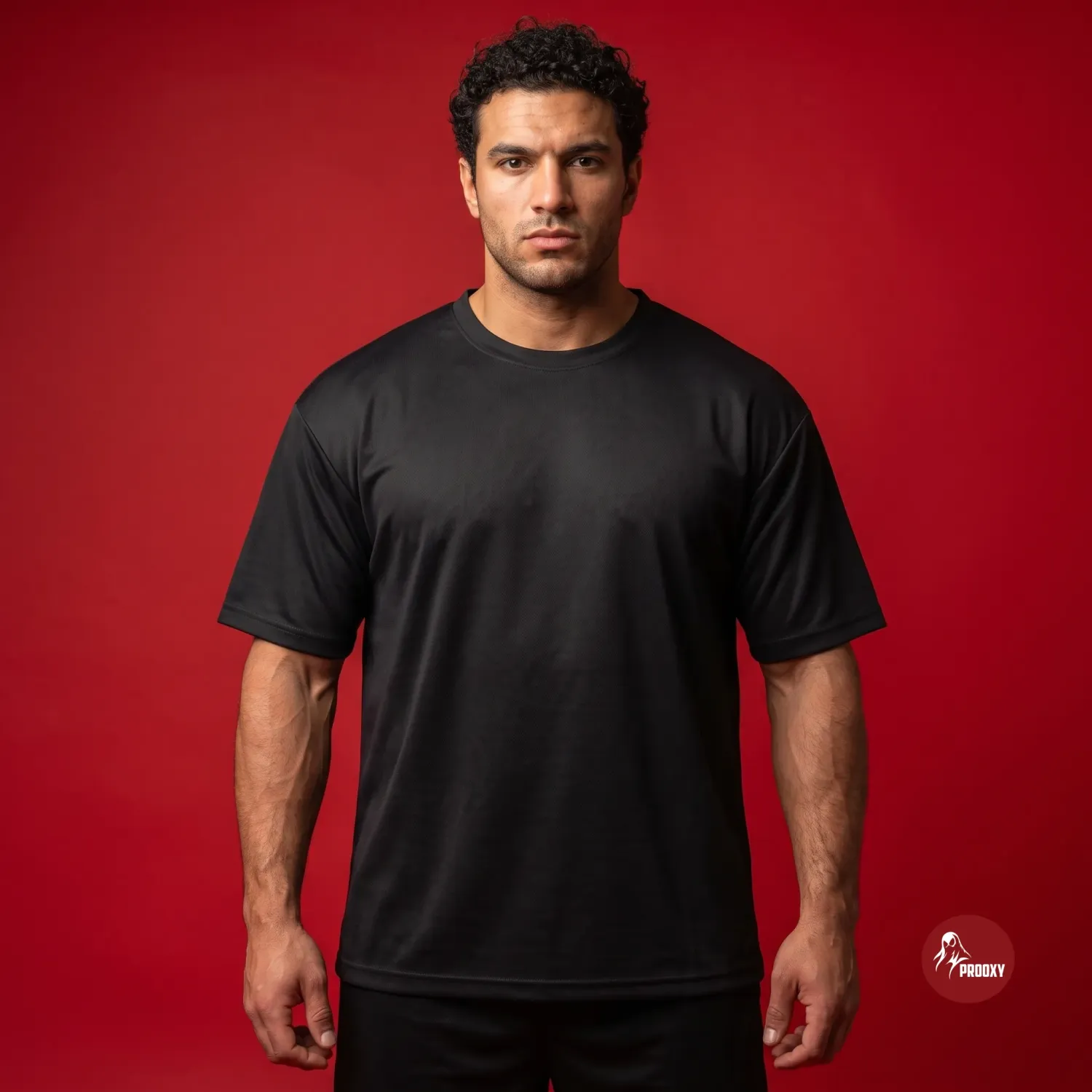 Warriors Doberman Graphic Oversized Black T-Shirt
