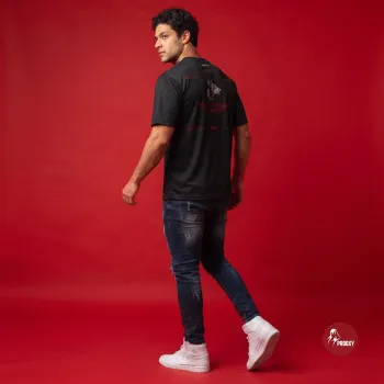 The Cost of Entrance is Consistency Black Graphic T-Shirt | Doberman Streetwear Tee