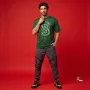 The Serpent Rune Mythic Ouroboros Oversized Tech-Mesh T-Shirt