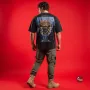 Barong "Mythology" oversized Acid wash-effect graphic t-shirt