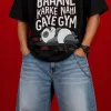 Dus Bahane Gym Oversized T-Shirt