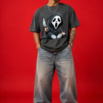 Chibi Ghost Oversized T-Shirt